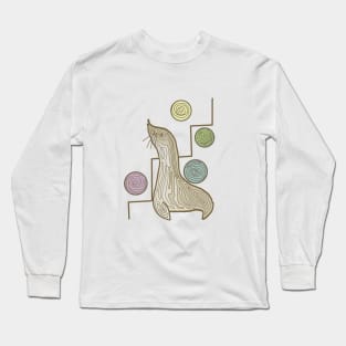 Seal Plays With Balls Long Sleeve T-Shirt